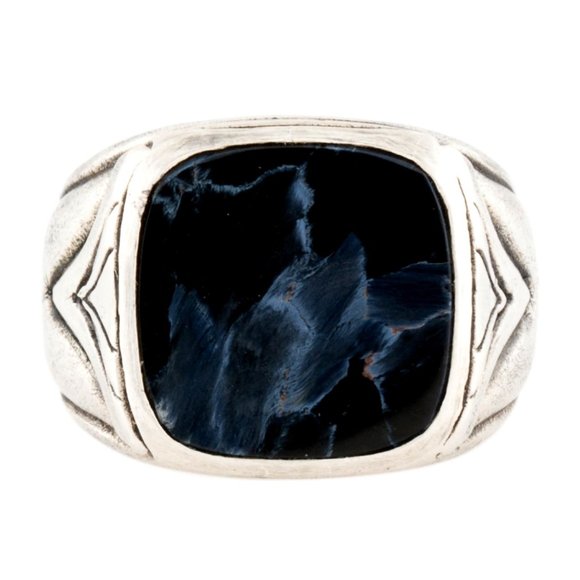 John Varvatos Other - JOHN VARVATOS STERLING SILVER 925 PIETERSITE SIGNET RING